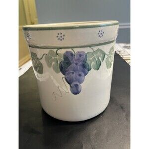 Crock Shop Grape Clusters Utensil Crock